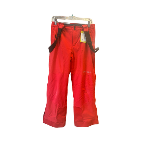 Vist Large View of Product Image Which is Used Spyder Snow Bib Red Junior 14