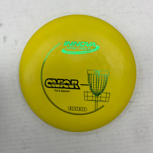 Vist Large View of Product Image Which is Used Innova DX AVAIR 145 Disc Golf Putter Yellow