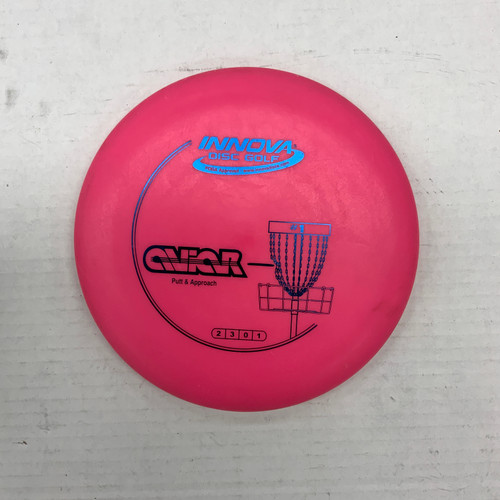 Vist Large View of Product Image Which is Used Innova DX AVIAR Disc Golf Putter Pink 150g