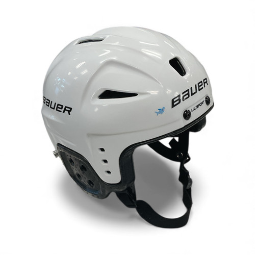 Vist Large View of Product Image Which is Used Bauer LIL SPORT Hockey Helmet Only White XS