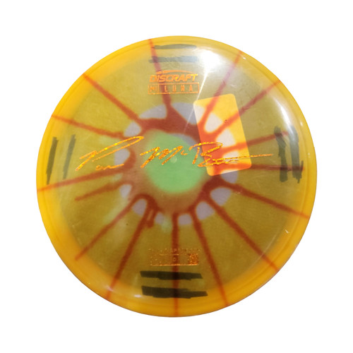 Vist Large View of Product Image Which is Used Discraft LUNA Disc Golf Putter Orange
