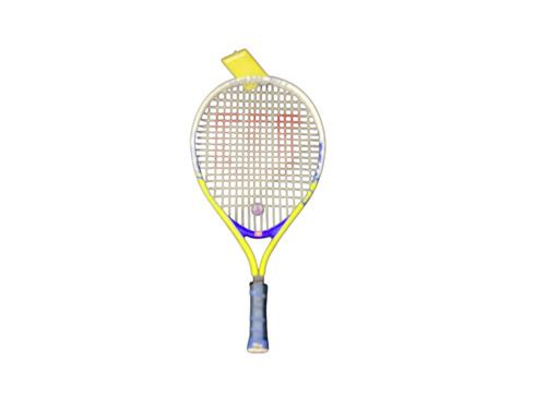 Vist Large View of Product Image Which is Used Wilson TITANIUM Junior Tennis Racquet Yellow 21"