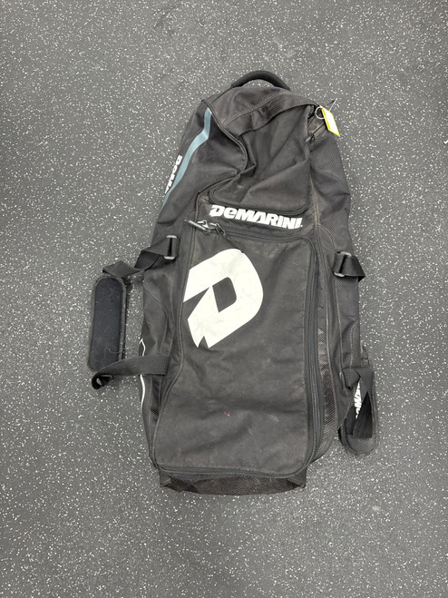 Vist Large View of Product Image Which is Used Demarini WHEELED BAG BB/SB Player Wheeled Bag Black