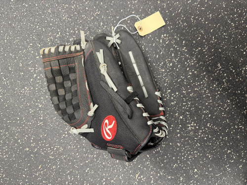 Vist Large View of Product Image Which is Used Rawlings R140BGS BB/SB Glove RH Throw Black 14"
