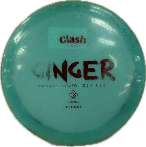 Vist Large View of Product Image Which is Used Clash Discs GINGER Disc Golf Mid Range Teal