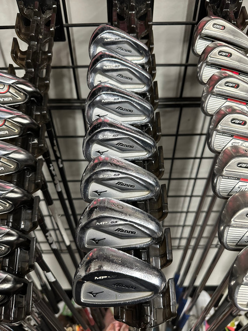 Vist Large View of Product Image Which is Used Mizuno MP-63 Mens Iron Set RH 4I-PW