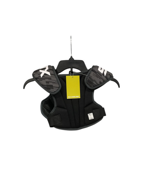 Vist Large View of Product Image Which is Used STX Lacrosse Shoulder Pads Black SM