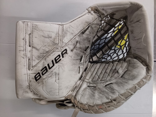 Vist Large View of Product Image Which is Used Bauer SUPREME X Senior Goalie Catcher White