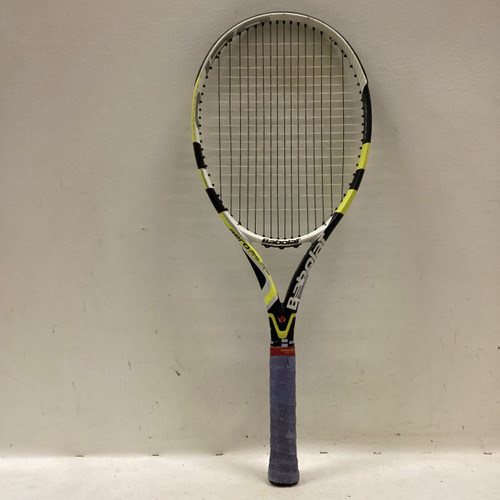 Vist Large View of Product Image Which is Used Babolat AERO PRO TEAM Adult Tennis Racquet Yellow 4 3/8"