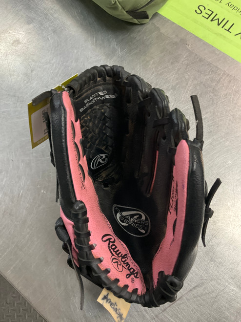 Vist Large View of Product Image Which is Used Rawlings PL105PB 10.5 INCH GLOVE BB/SB Glove RH Throw Pink 10 1/2"