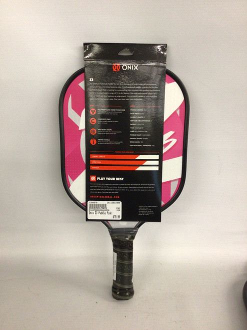 Vist Large View of Product Image Which is New Onix Z3 Paddle Pink