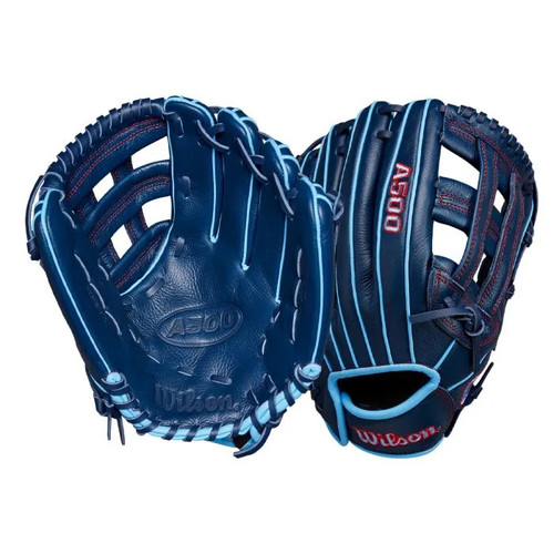 Vist Large View of Product Image Which is New WILSON A500 12" NAVY/COOL BLUE/RED 2026