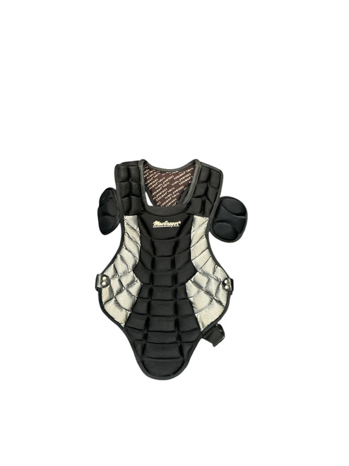 Vist Large View of Product Image Which is Used MacGregor CHEST PAD Catchers Chest Protector Black Youth