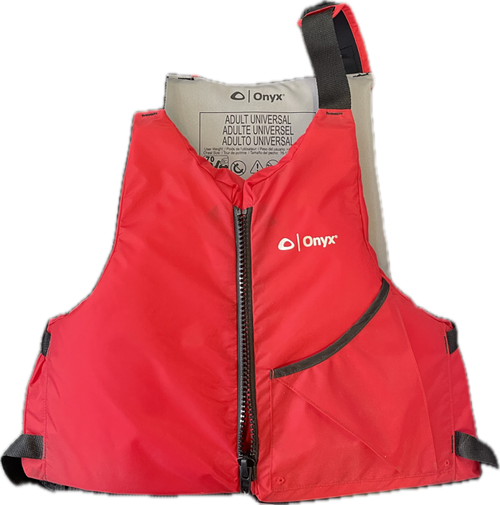 Vist Large View of Product Image Which is Used Onyx Adult PFD Red M/L