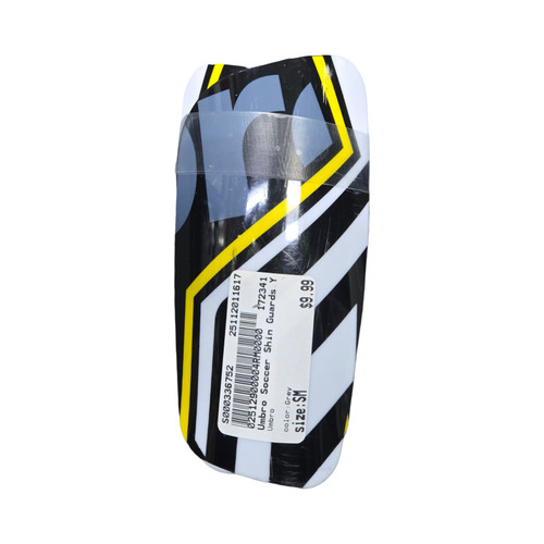 Vist Large View of Product Image Which is Used Umbro Soccer Shin Guards Youth Grey SM