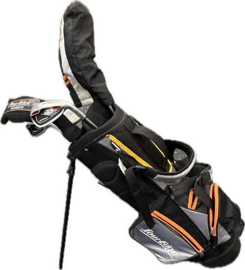 Vist Large View of Product Image Which is Used Tour Edge HL-J Jr Package Set RH Black And Orange 6 Piece