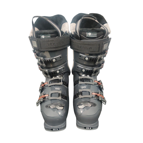 Vist Large View of Product Image Which is Used Tecnica MACH MV W Womens Down Hill Ski Boot Grey 235 MP