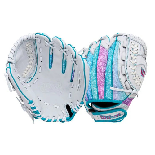 Vist Large View of Product Image Which is New WILSON FLASH FP 11" WHITE/FLAMINGO/TEAL
