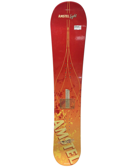 Vist Large View of Product Image Which is Used AMSTEL LIGHT DECK Mens Snowboard Only Gold 156 cm