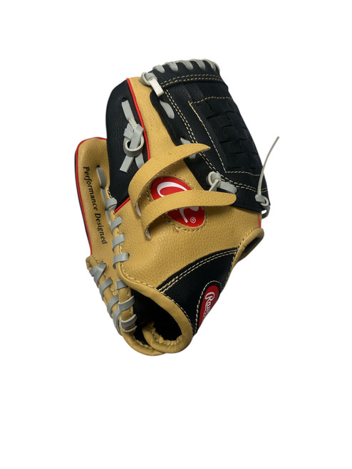 Vist Large View of Product Image Which is Used Rawlings PLAYERS SERIES BB/SB Glove T-ball Tan 10"