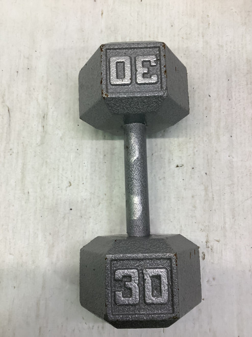 Vist Large View of Product Image Which is Used Hex Dumbbell (Each) 30 lb