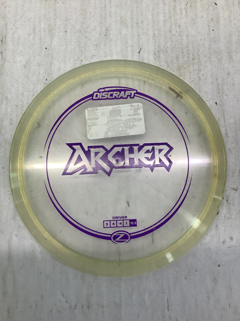 Vist Large View of Product Image Which is Used Discraft ARCHER Disc Golf Driver Clear