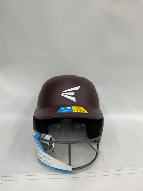 Vist Large View of Product Image Which is Used Easton GHOST HELMET Batting Helmet w/Mask Maroon LG