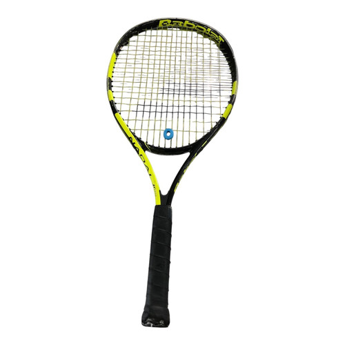 Vist Large View of Product Image Which is Used Babolat NADAL Junior Tennis Racquet Yellow 25"