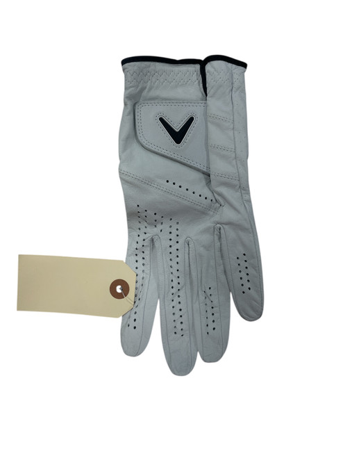 Vist Large View of Product Image Which is Used Callaway Mens Golf Glove White MD