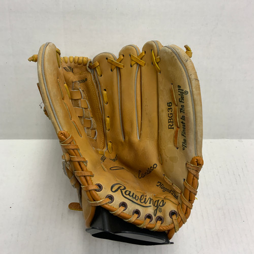 Vist Large View of Product Image Which is Used Rawlings RBG 36 BB/SB Glove RH Throw Brown 12"