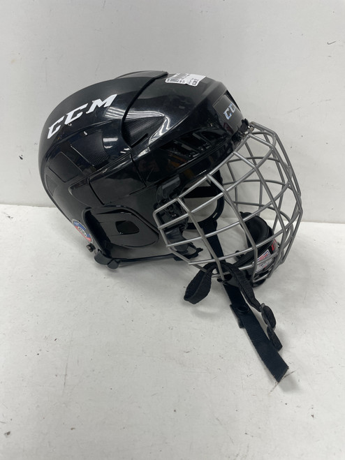 Vist Large View of Product Image Which is Used CCM FL40 Helmet Cage Combo Black SM