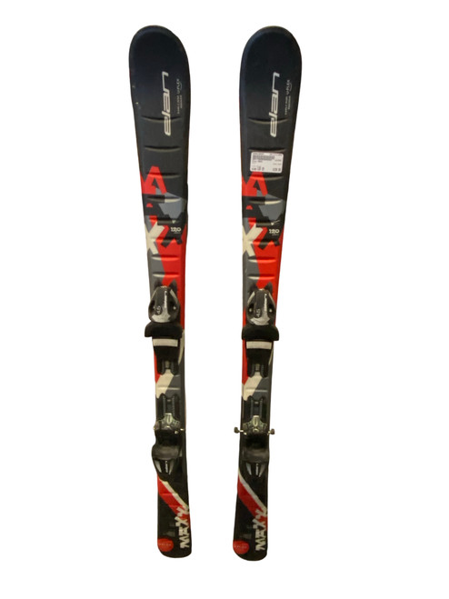 Vist Large View of Product Image Which is Used Elan MAXX Boys DH Ski/Binding Black 120 cm