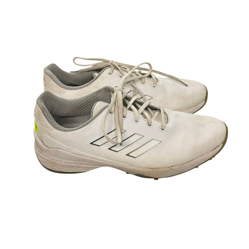 Vist Large View of Product Image Which is Used Adidas Mens Golf Shoes White Senior 12
