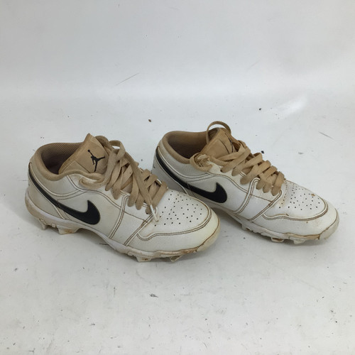 Vist Large View of Product Image Which is Used Jordan 1 LOW JR 4 BB/SB CLEATS BB/SB Cleats White Junior 04