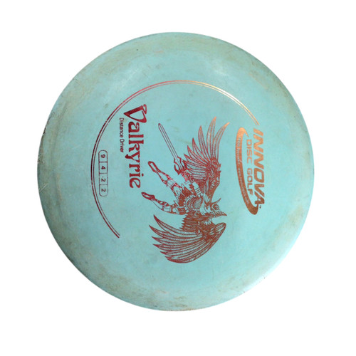 Vist Large View of Product Image Which is Used Innova DX VALKYRIE Disc Golf Driver Teal