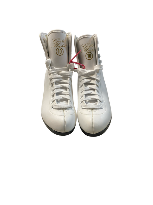 Vist Large View of Product Image Which is Used CCM GOLD MEDAL WomensFigure Skate White Senior 10