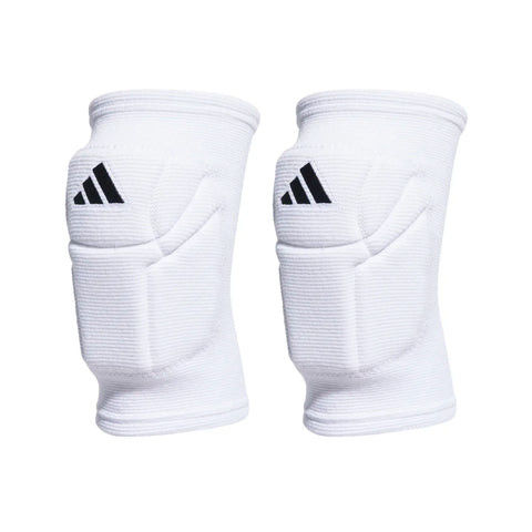Vist Large View of Product Image Which is New Adidas Elite Knee Pads Medium WHT/BLK