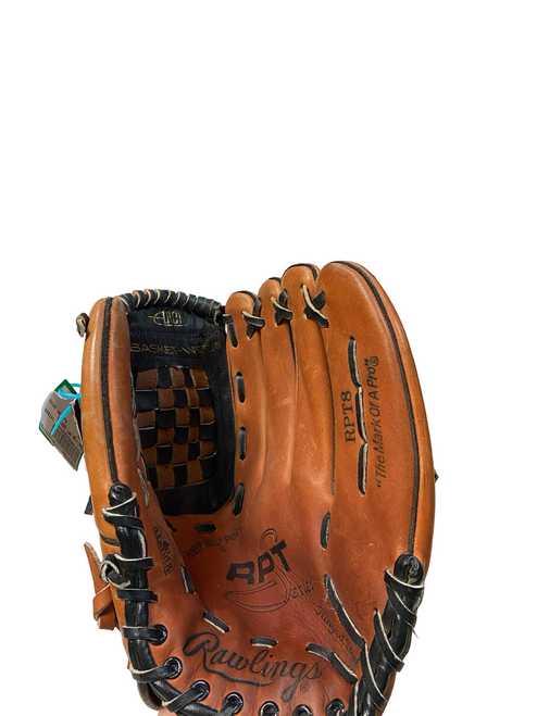 Vist Large View of Product Image Which is Used Rawlings RPT SERIES BB/SB Glove LH Throw Brown 12 1/2"