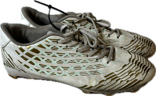 Vist Large View of Product Image Which is Used Soccer Cleats White And Gold Senior 8