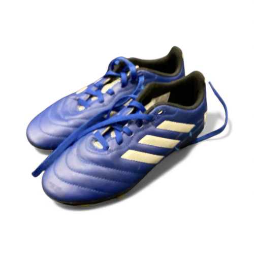 Vist Large View of Product Image Which is Used Adidas Soccer Cleats Royal Blue Junior 02