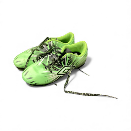 Vist Large View of Product Image Which is Used Umbro Soccer Cleats Green Youth 12.0