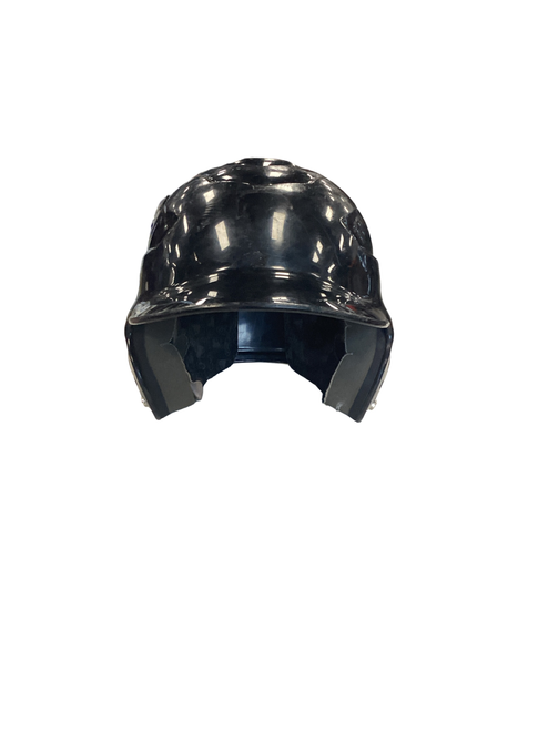 Vist Large View of Product Image Which is Used Rawlings HELMET Batting Helmet No Mask Black SM