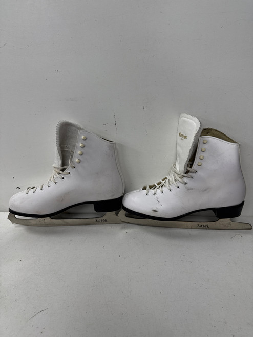 Vist Large View of Product Image Which is Used DOMINION CANADA WomensFigure Skate White Senior 10