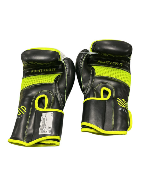 Vist Large View of Product Image Which is Used Sanabul Boxing Gloves Black Senior