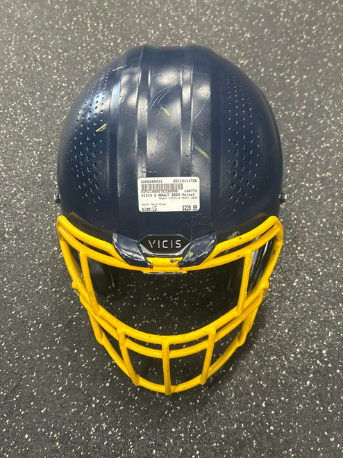 Vist Large View of Product Image Which is Used VICIS 2 ADULT 2023 FB Helmet Navy Blue LG
