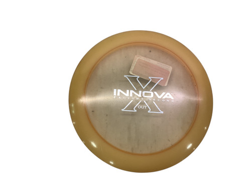 Vist Large View of Product Image Which is Used Innova CHAMPION GROOVE X-OUT Disc Golf Driver Orange