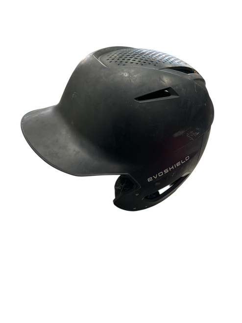 Vist Large View of Product Image Which is Used Evoshield HELMET Batting Helmet No Mask Black MD