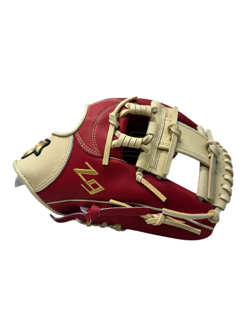 Vist Large View of Product Image Which is New SSK Z9-1150 11.5” RH Throw Glove - Red and Almond