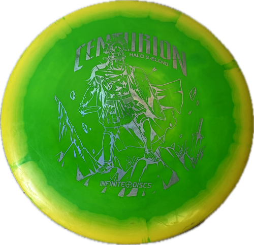 Vist Large View of Product Image Which is Used Infinite Discs CENTURION Disc Golf Driver Green