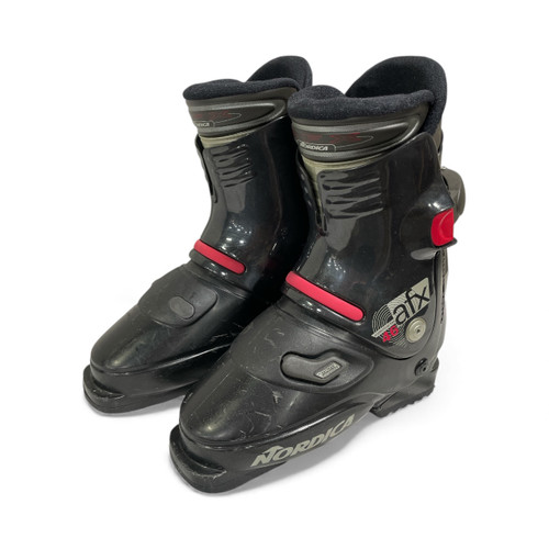 Vist Large View of Product Image Which is Used Nordica AFX 46 Mens DH Ski Boot Black 240 MP - J06 - W07